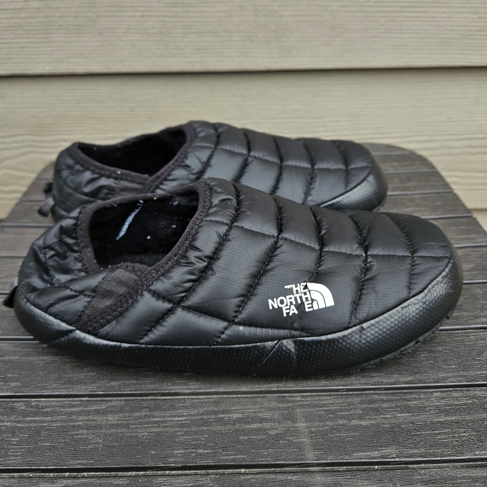 The North Face Women's Black Thermoball Slippers Shoes Size 8